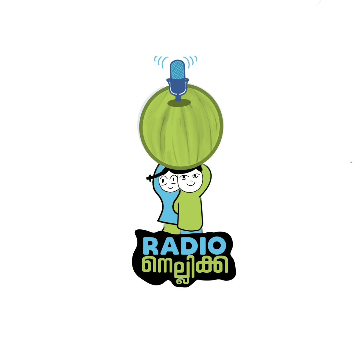 Children listening to Radio Nellika